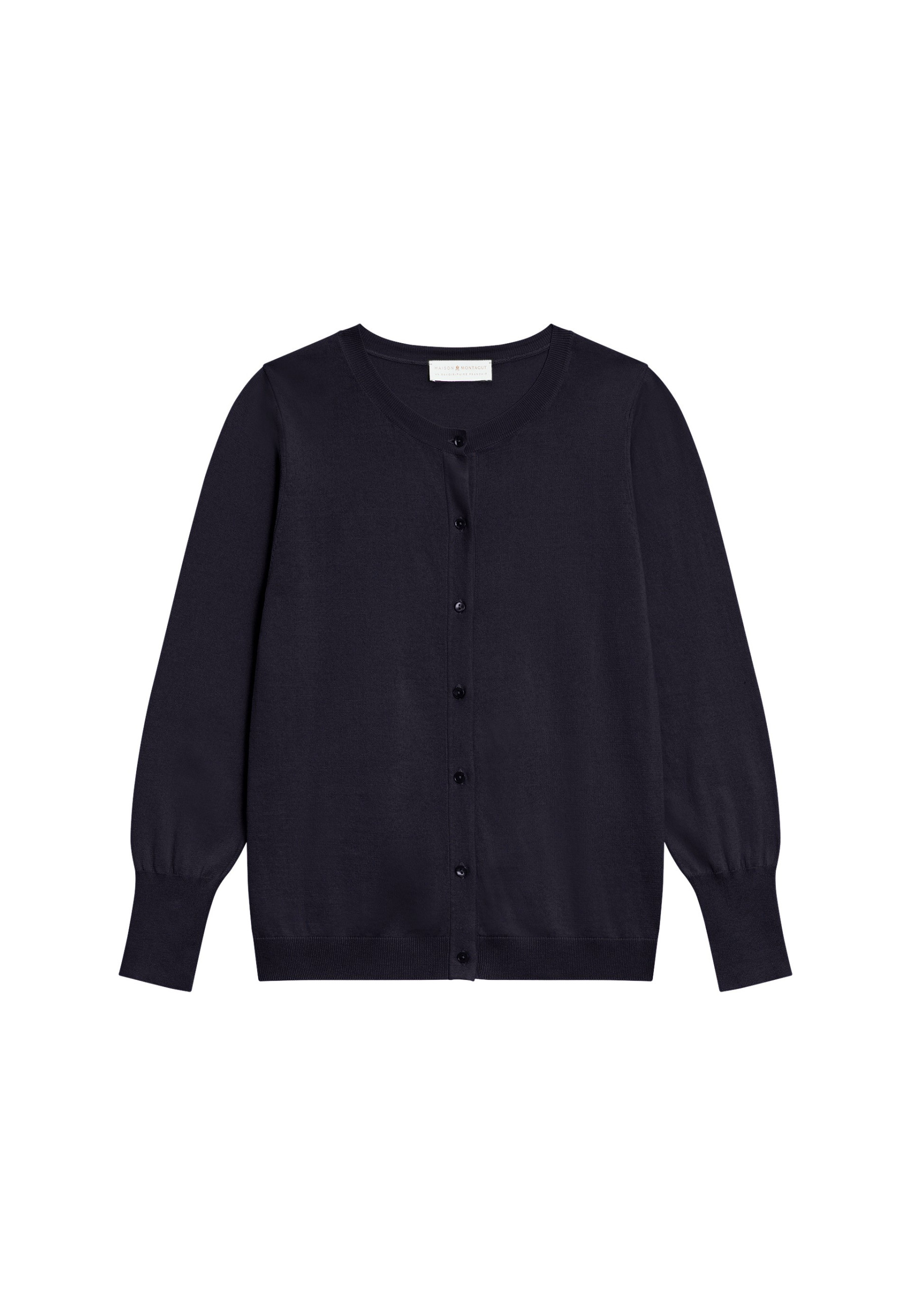 Cardigan col rond en coton bio - Manel