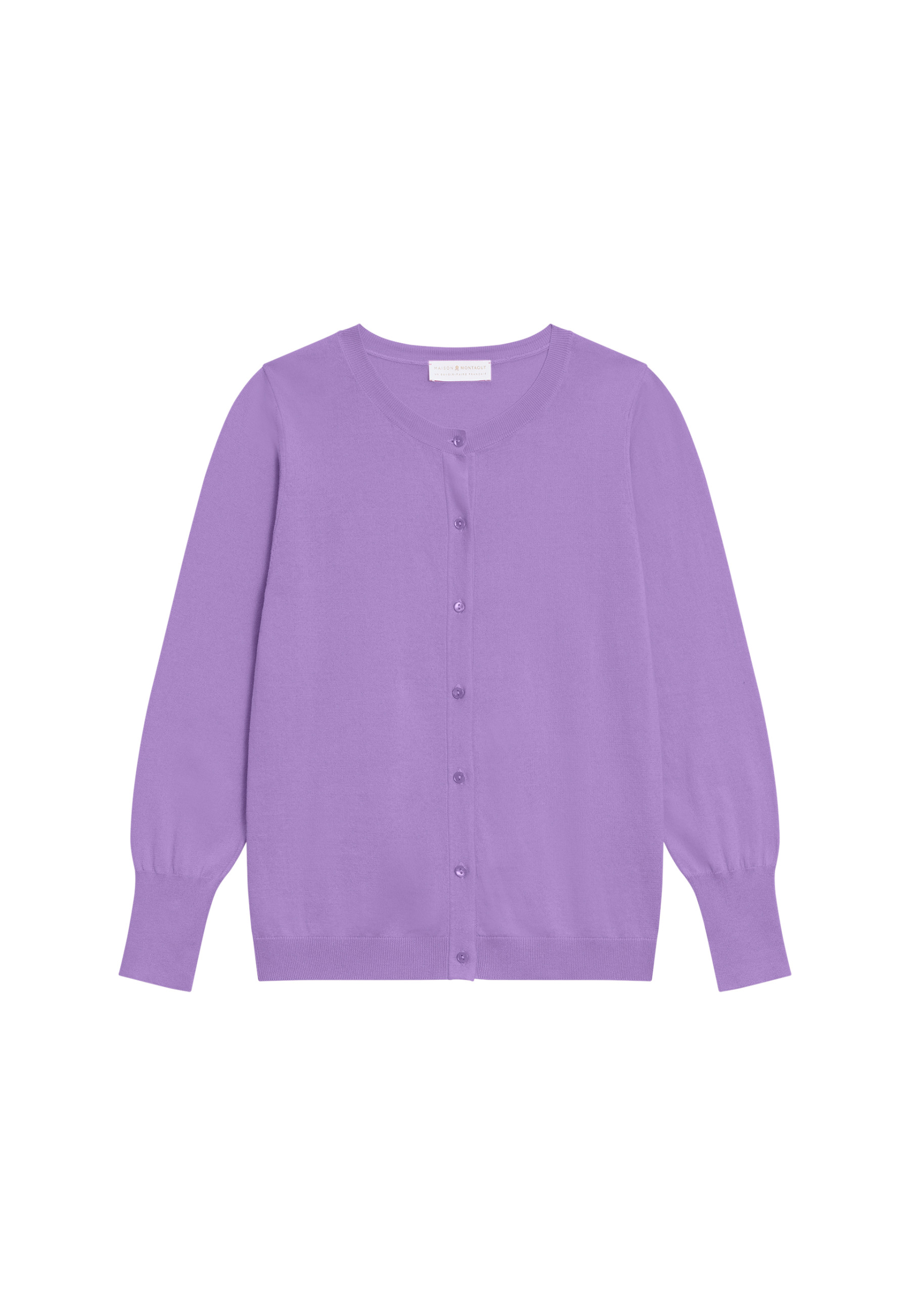 Cotton round neck cardigan - Manel