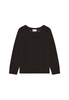 Pull emmanchures marteau en coton et lin - Mick