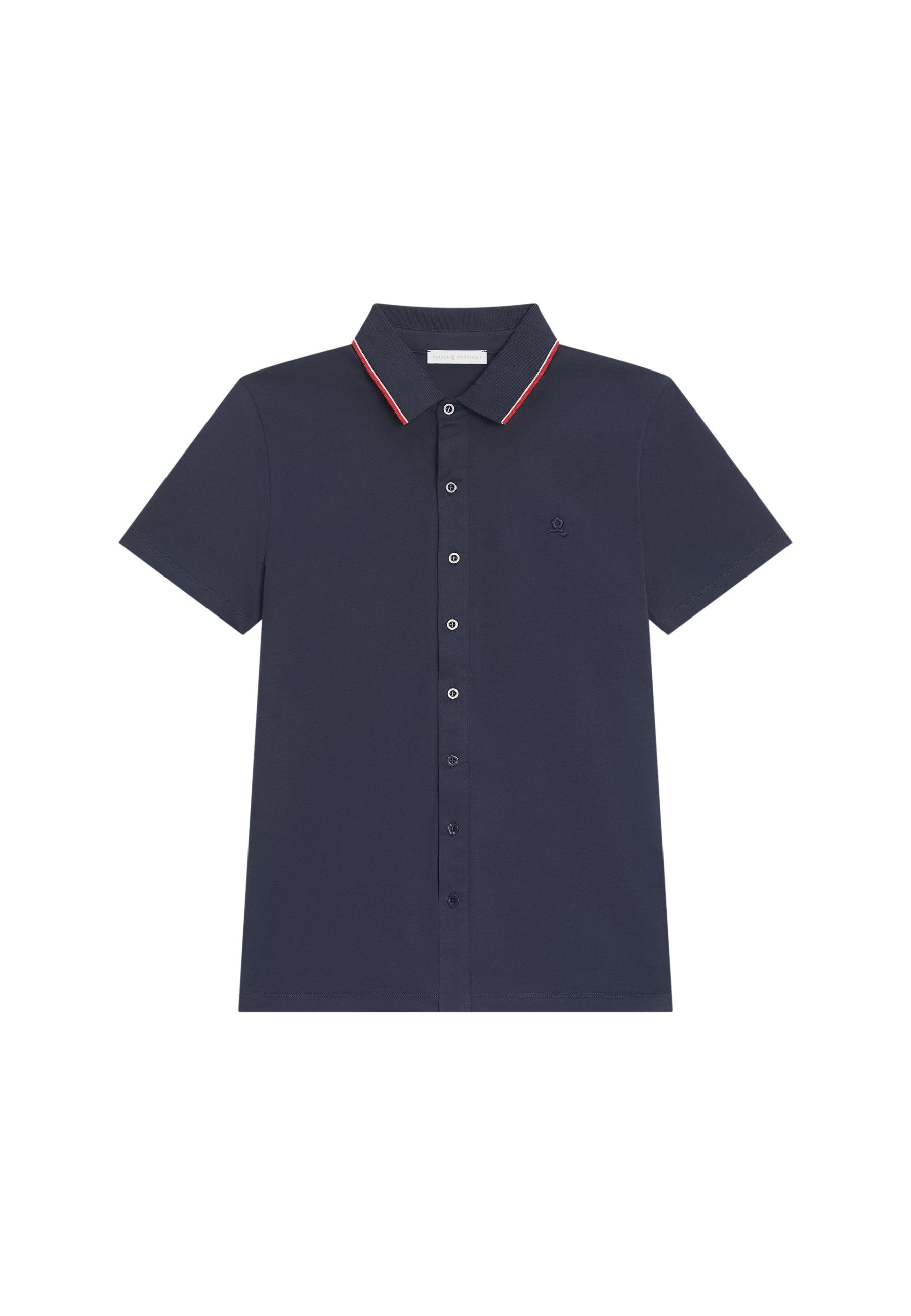 Short-sleeved cotton jersey shirt - Baccara