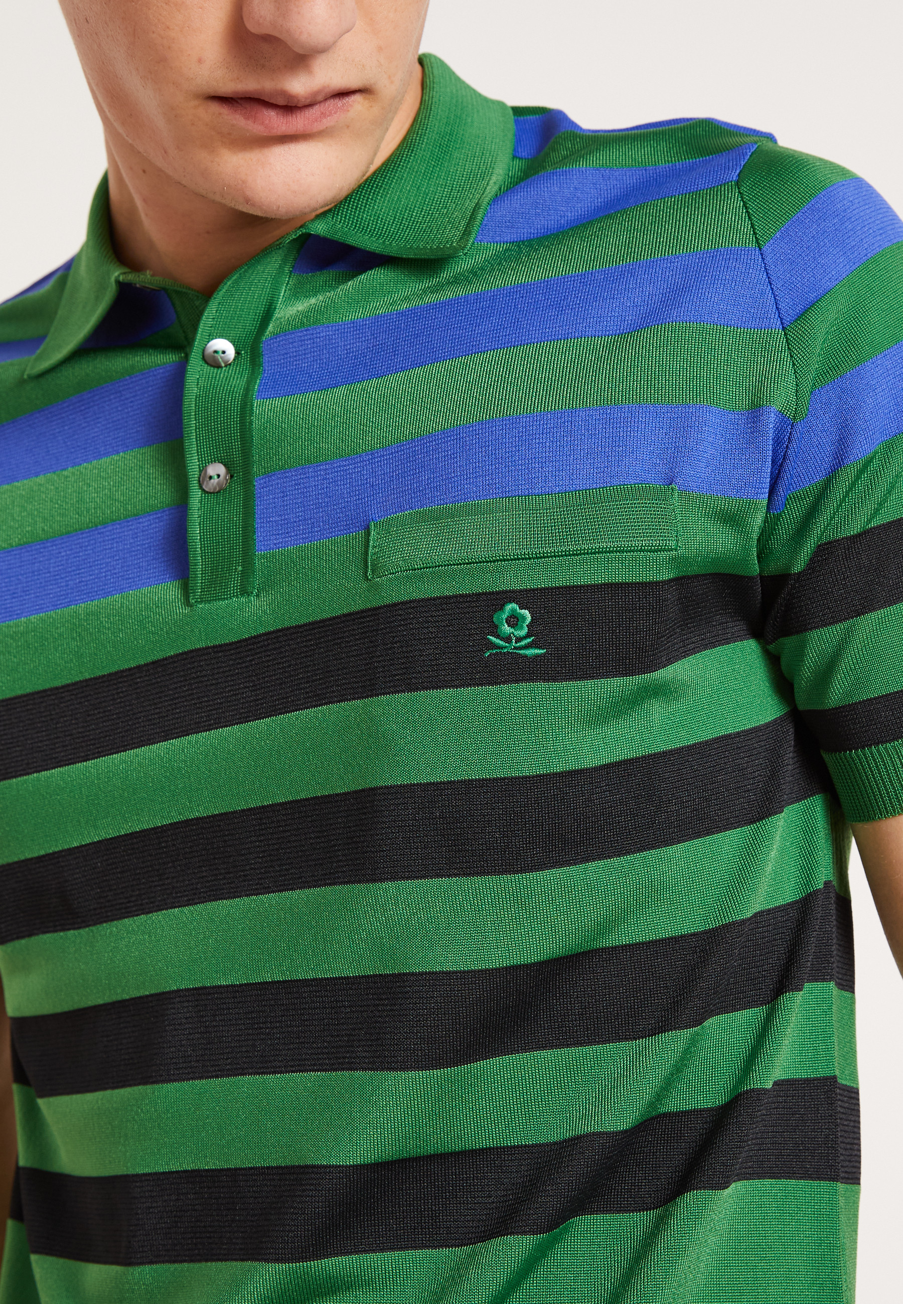 Fil Lumière striped polo shirt - Frederico