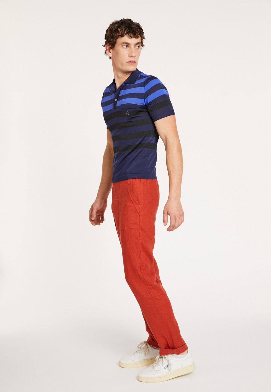Fil Lumiere striped polo shirt - Frederico