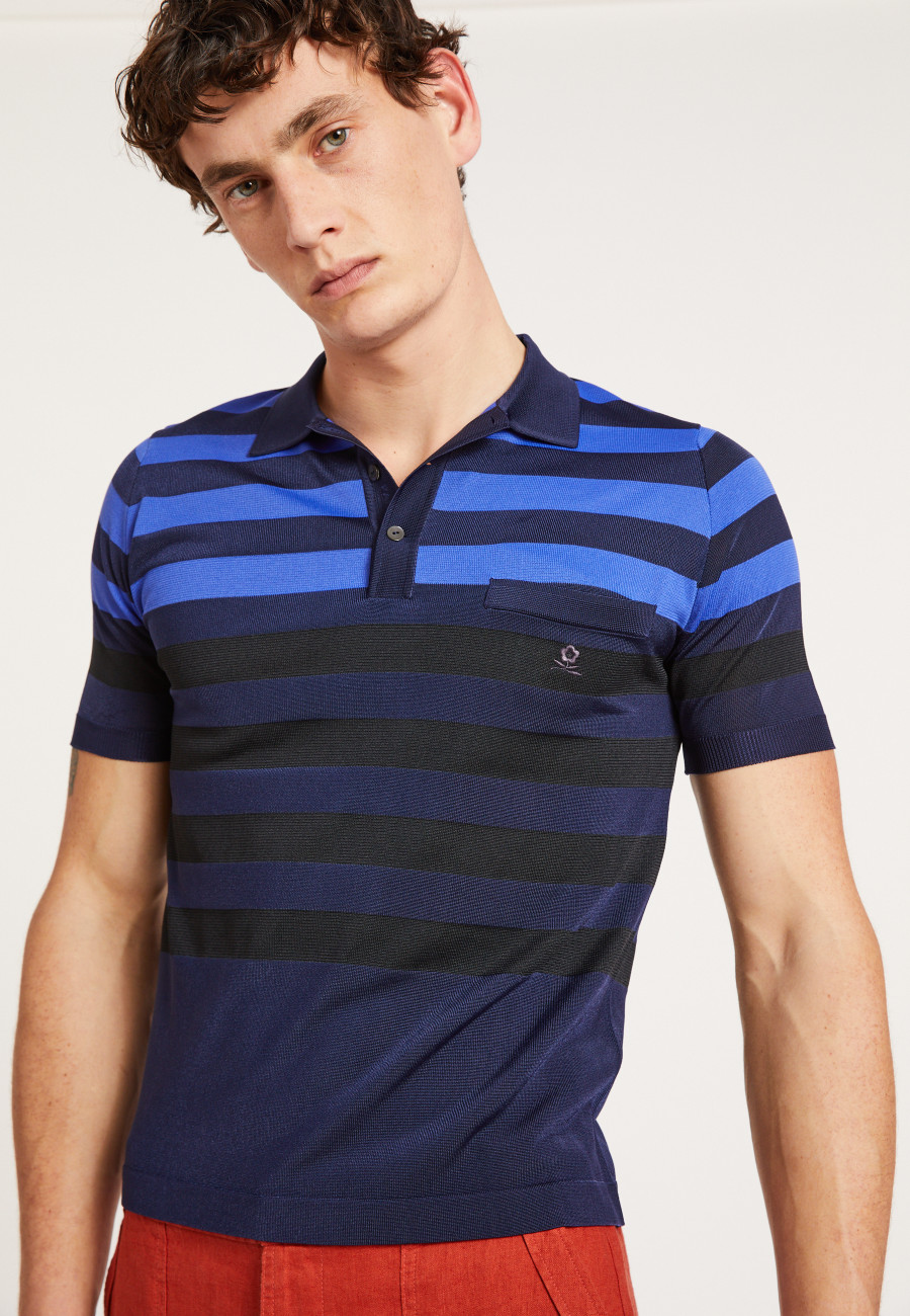 Fil Lumiere striped polo shirt - Frederico