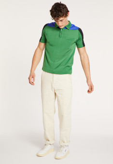 Polo shirt Fil Lumiere tricolore - Fadel