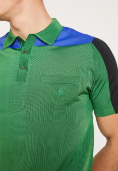 Polo shirt Fil Lumiere tricolore - Fadel