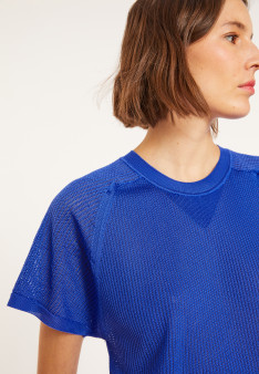 Ribbed Fil Lumiere T-shirt - Malory