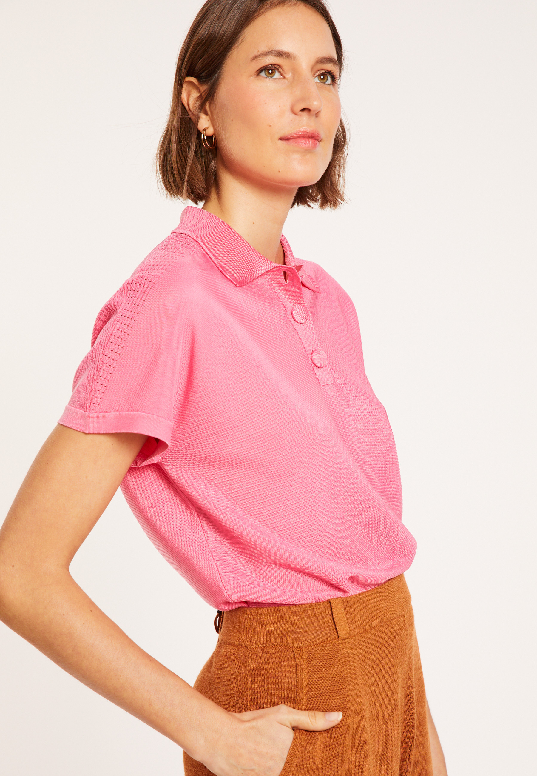 Fil lumière polo shirt - Melisse