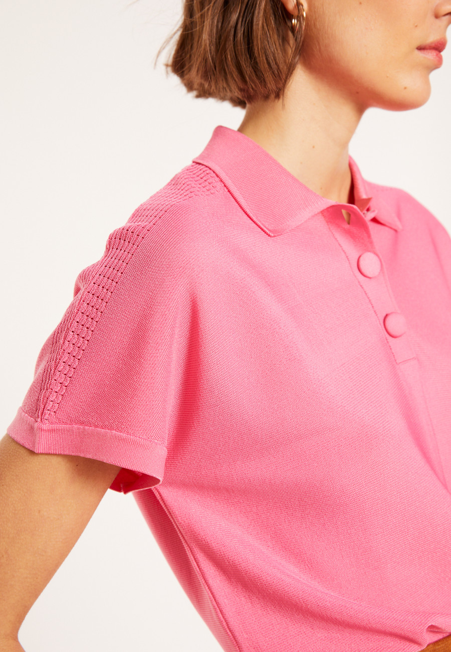 Fil lumière polo shirt - Melisse