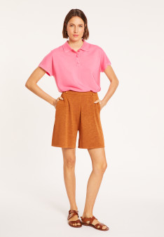 Polo en fil lumière - Melisse 8082 - 24 Rose clair