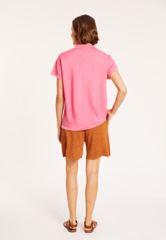 Polo en fil lumière - Melisse 8082 - 24 Rose clair