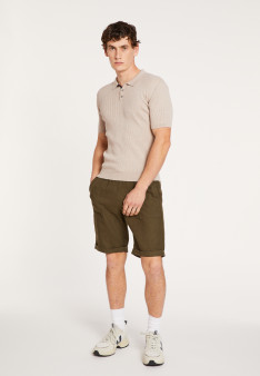 Cotton and wool polo shirt - LOU