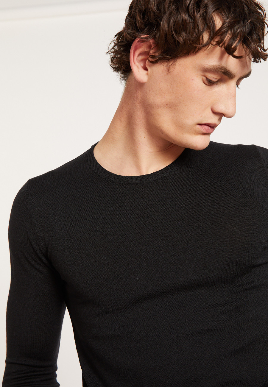 Merino Wool Crewneck Sweater - Eddie