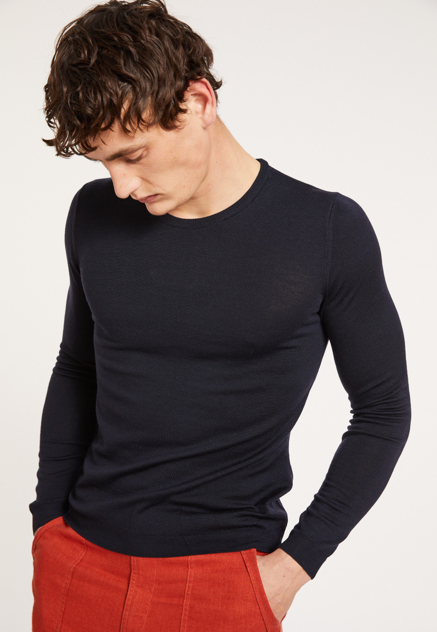 Merino Wool Crewneck Sweater - Eddie