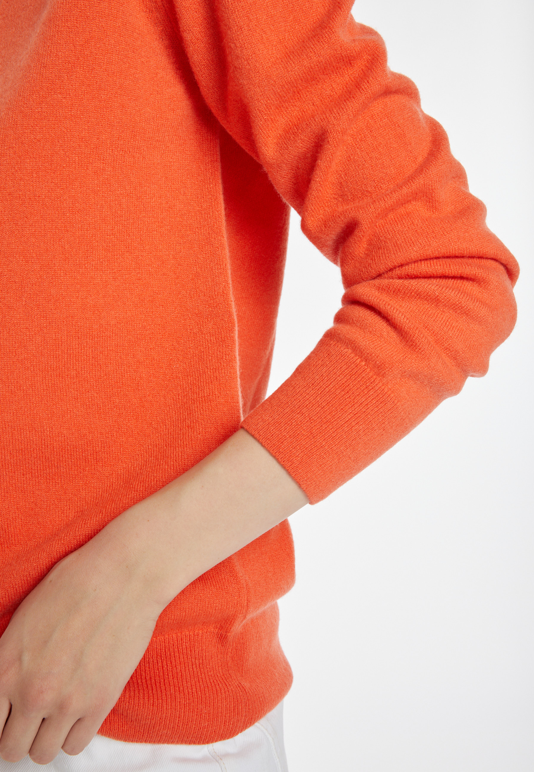 Pull col V en cachemire - Abel 8270