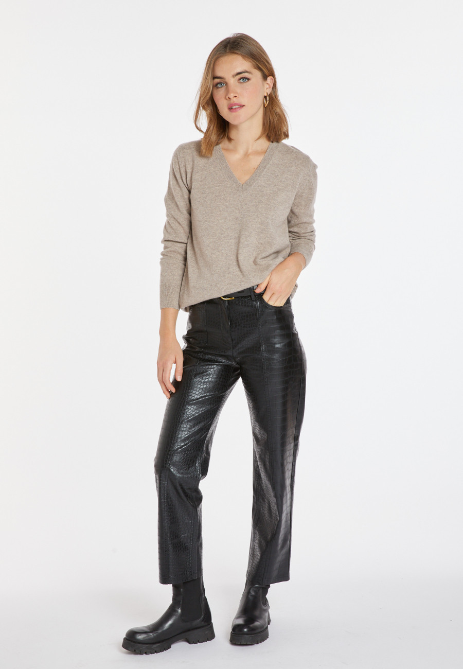 Cashmere V-neck sweater - Abel