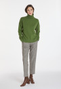 Turtleneck sweater with cashmere slits - Adena
