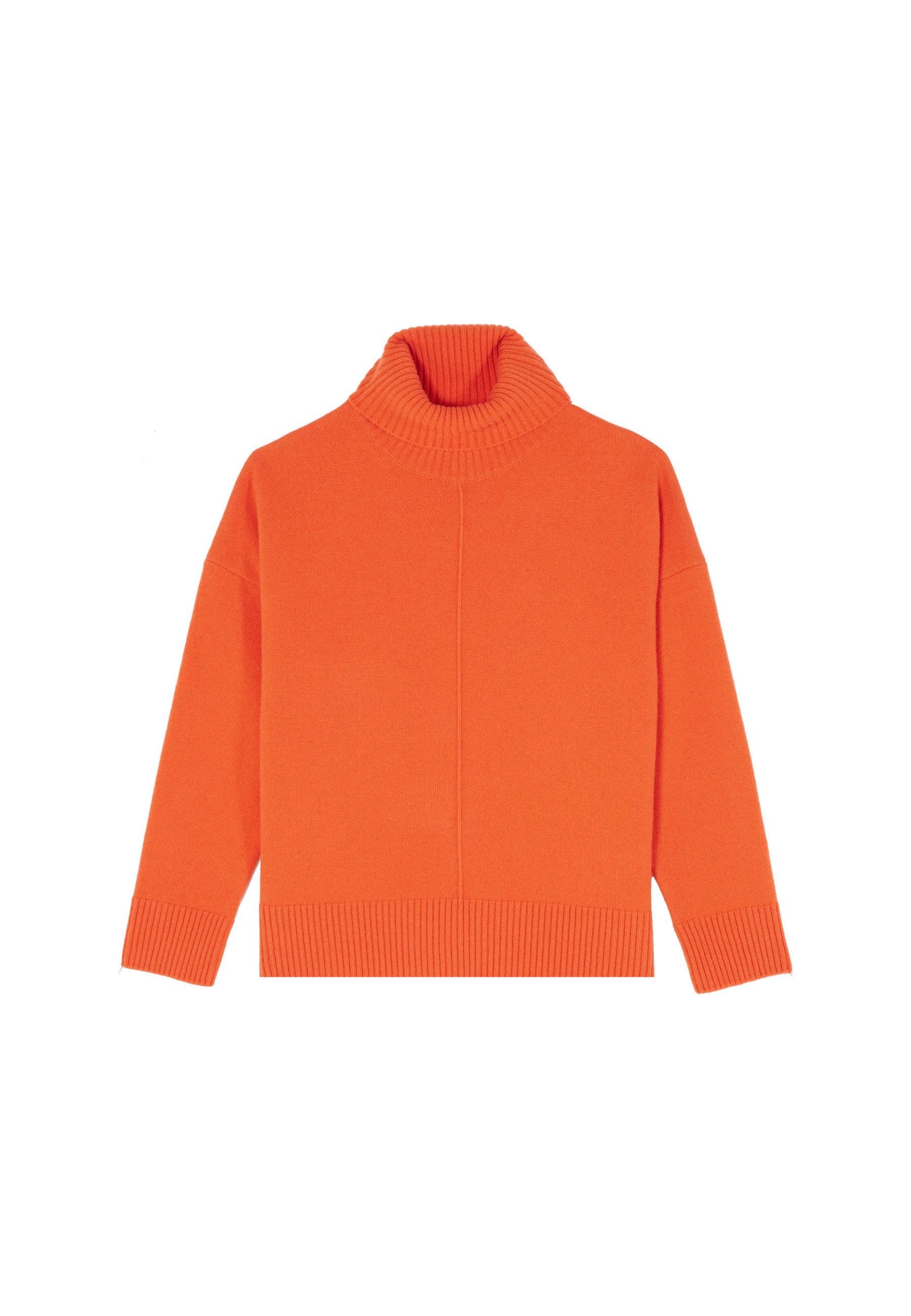 Turtleneck sweater with cashmere slits - Adena