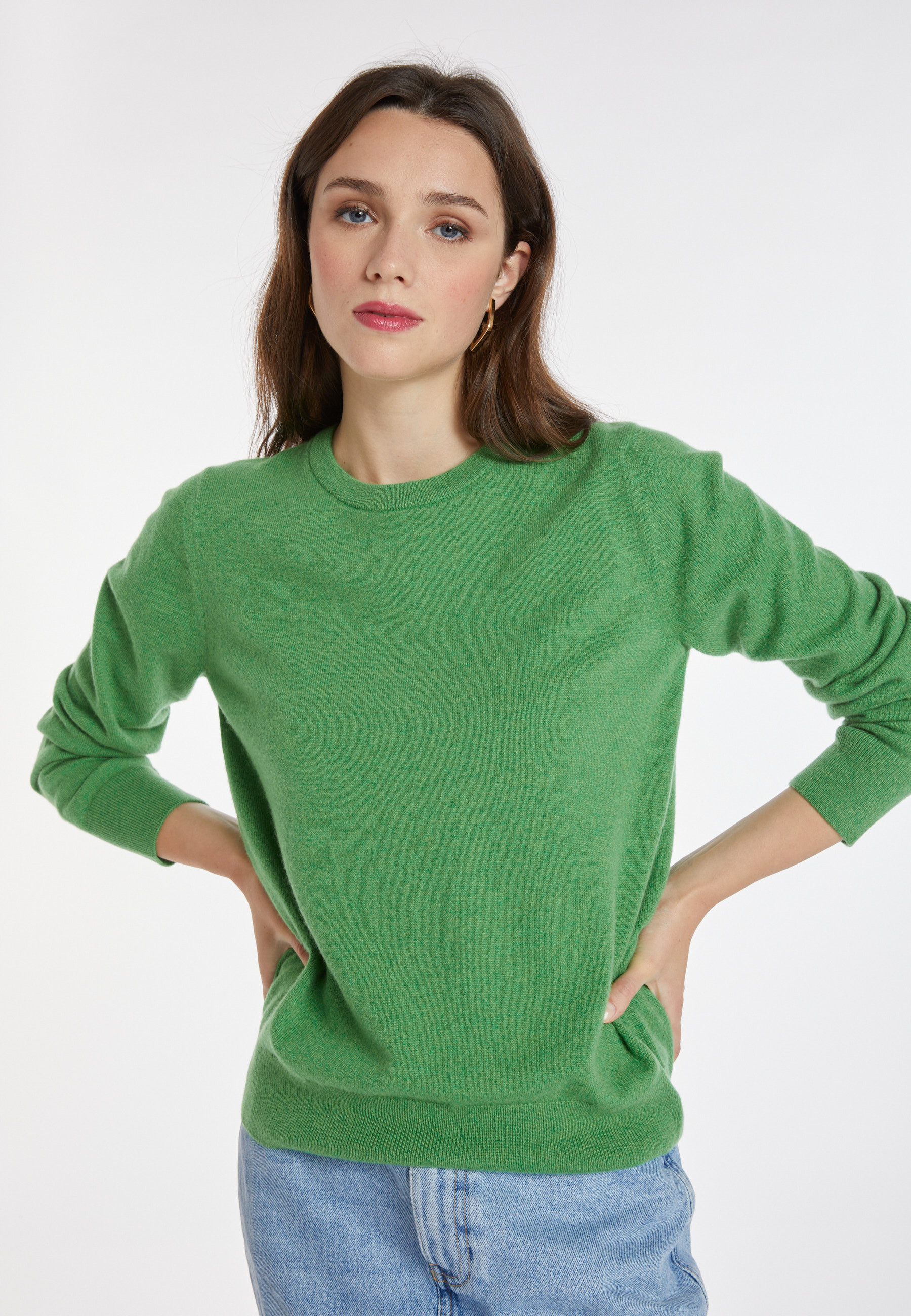Pull col rond en cachemire - Abeline 8251