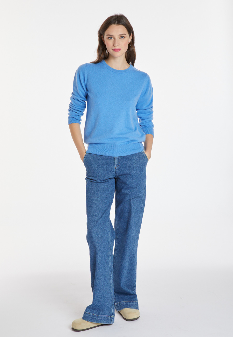 Suéter de cashmere com gola redonda - Abeline