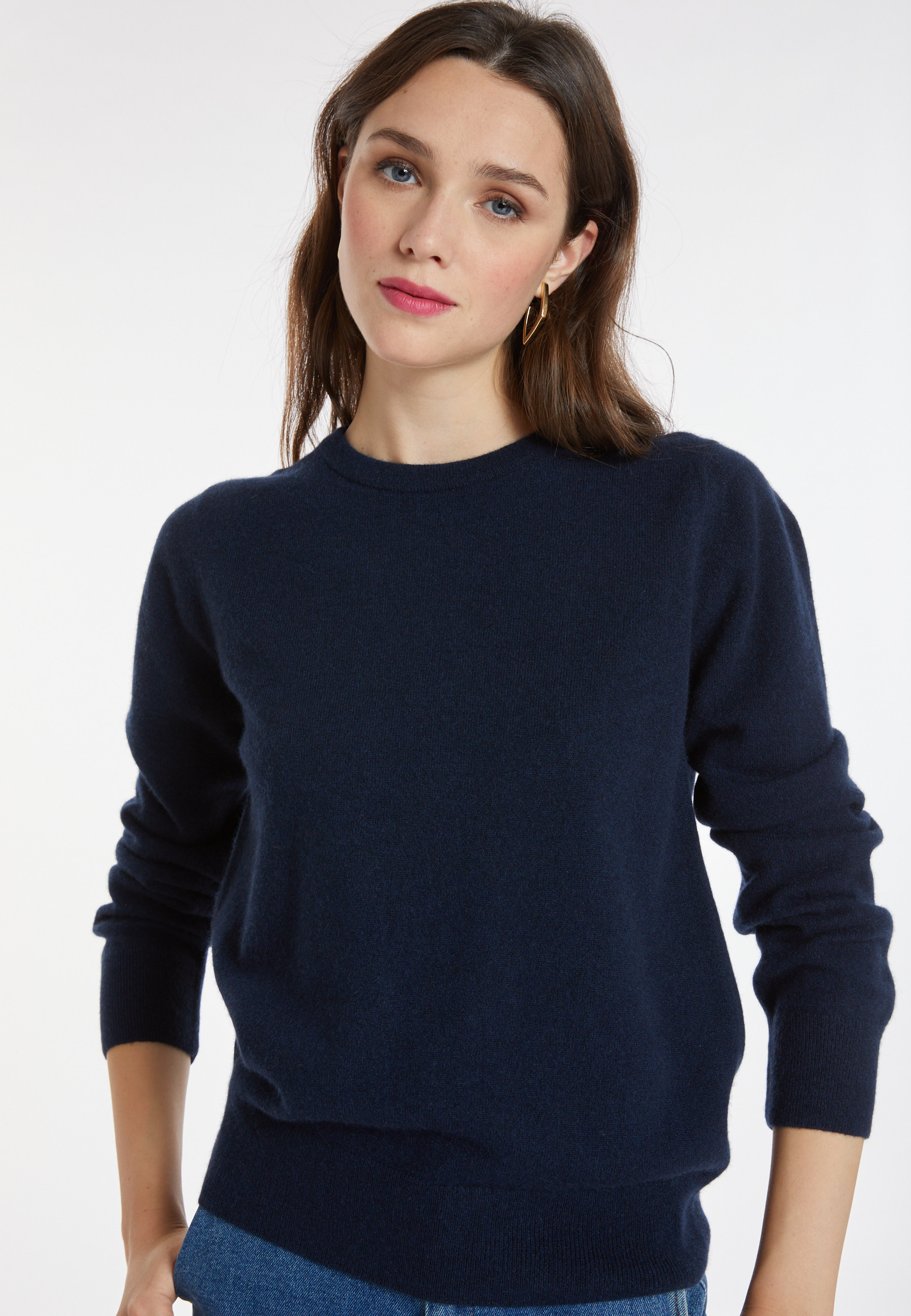 Pull col rond en cachemire - Abeline 8240