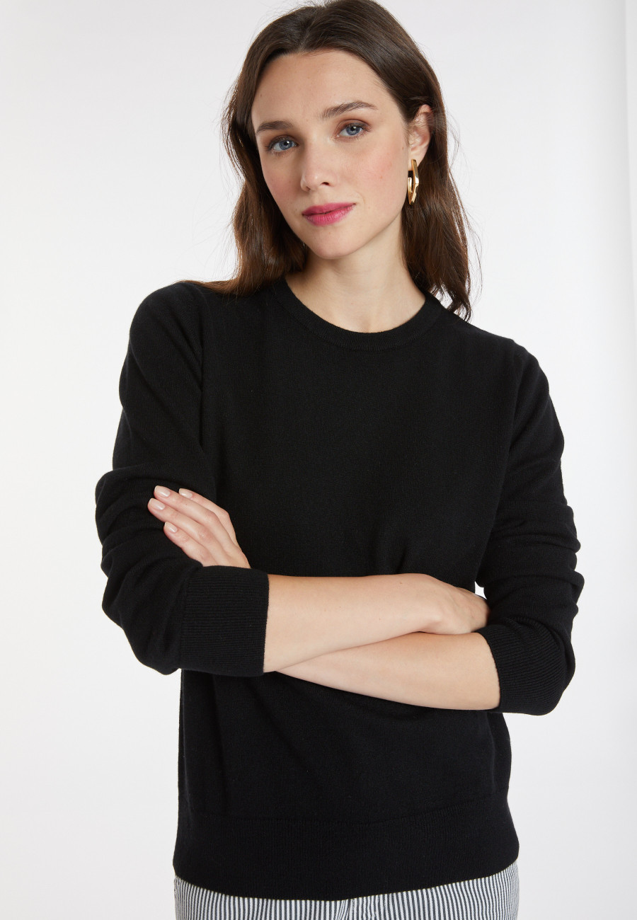 Cashmere round neck sweater - Abeline