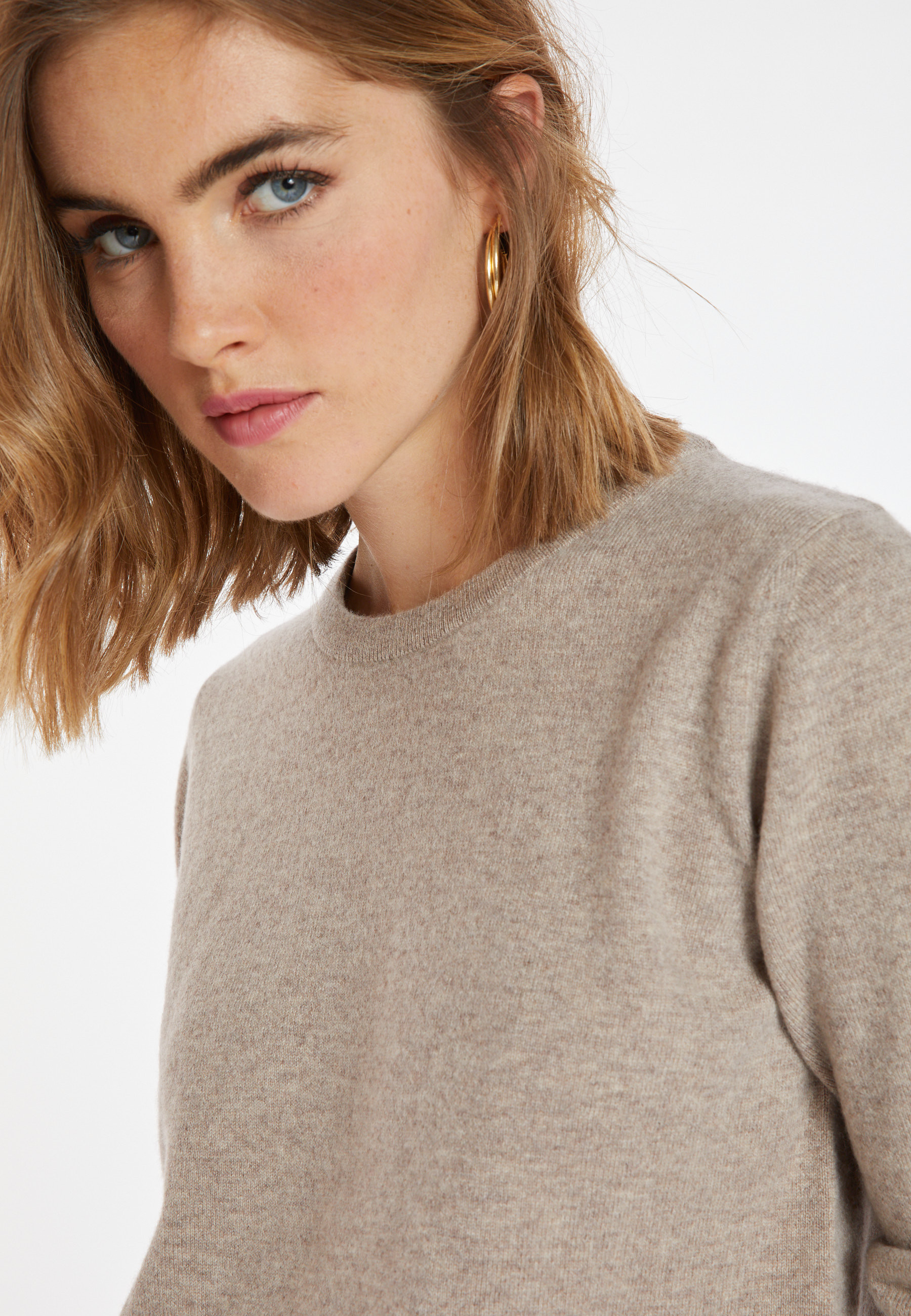 Cashmere round neck sweater - Abeline