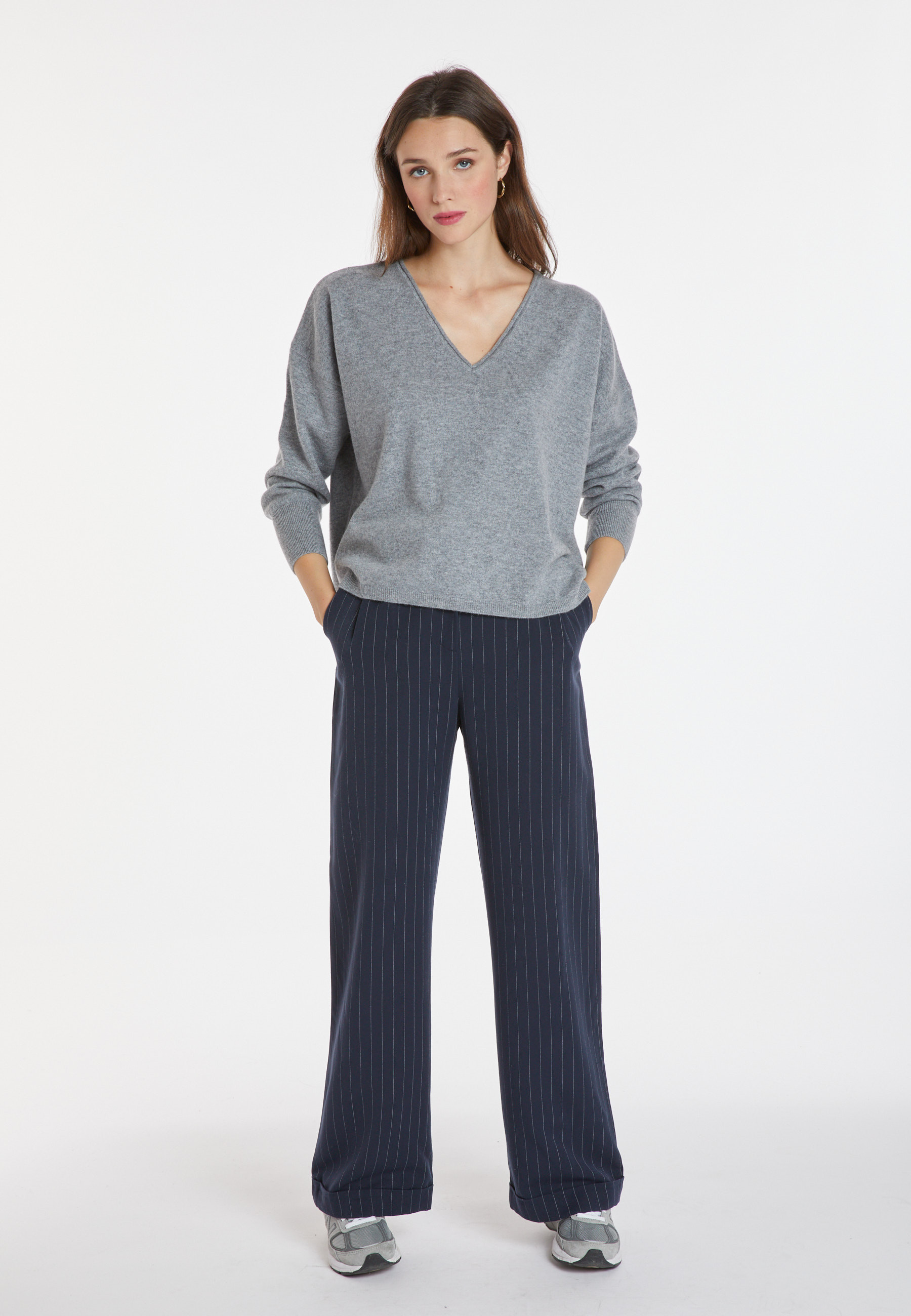 Short cashmere sweater - Alex