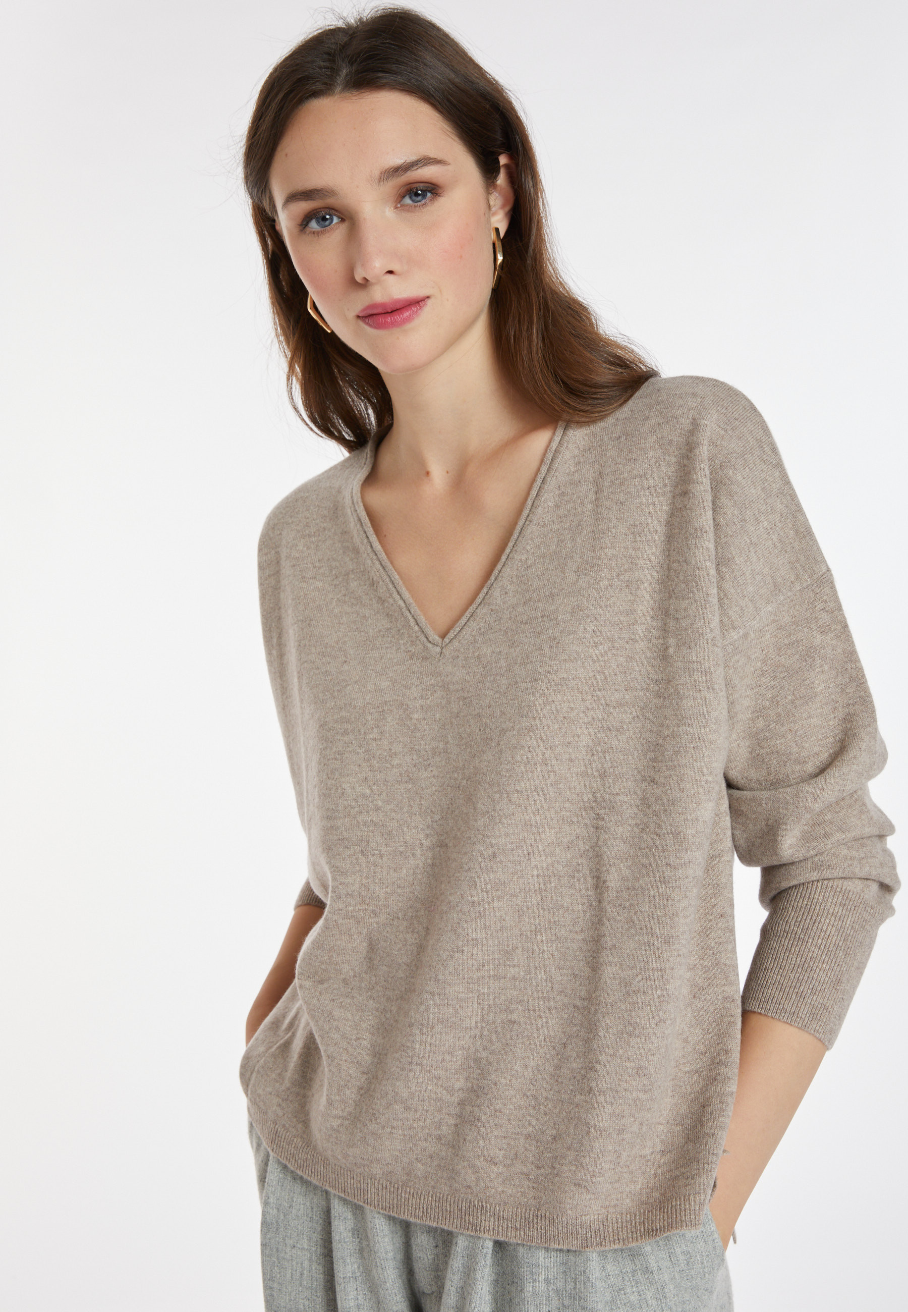 Pull court en cachemire - Alex 8221