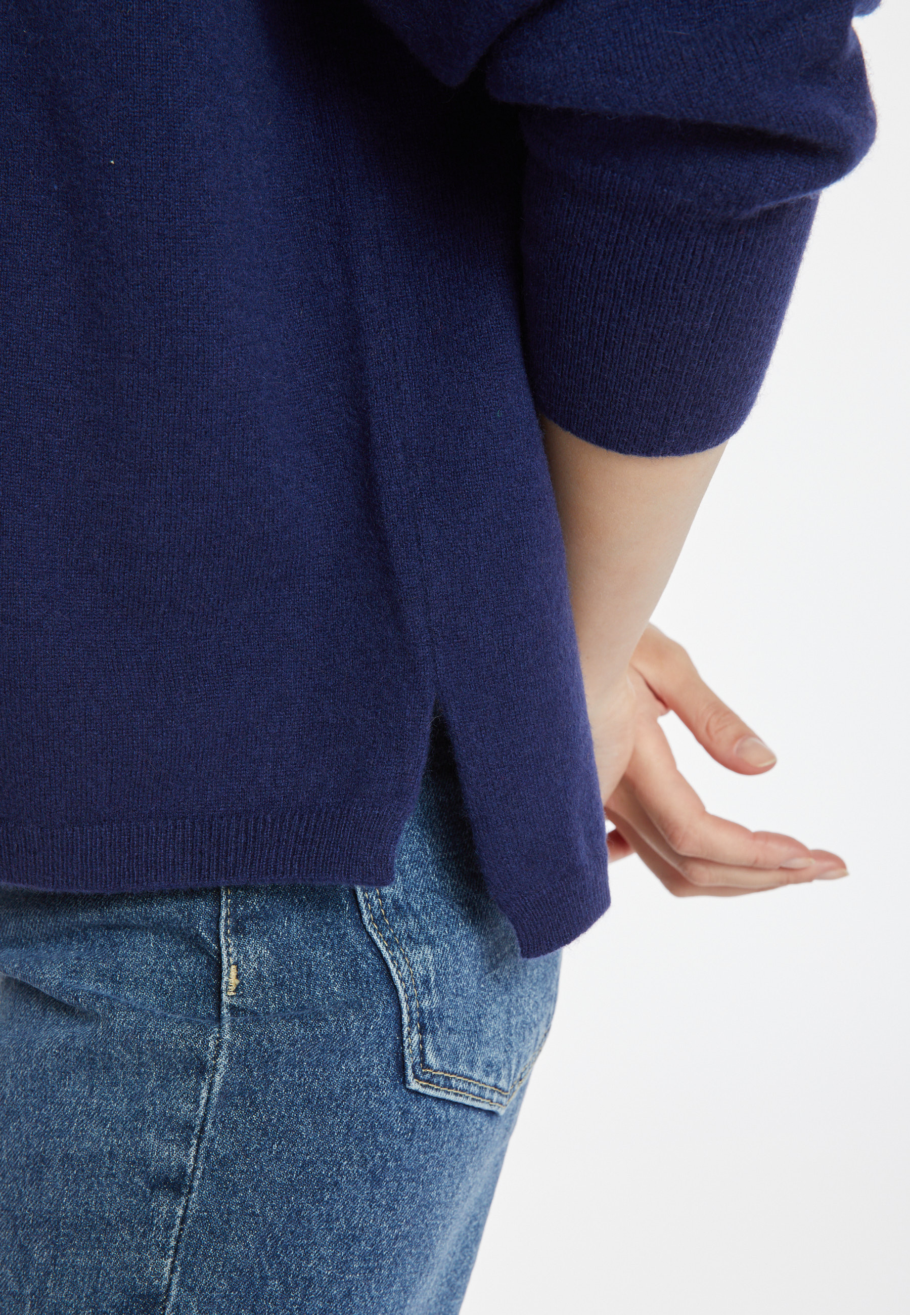 Pull court en cachemire - Alex 8243