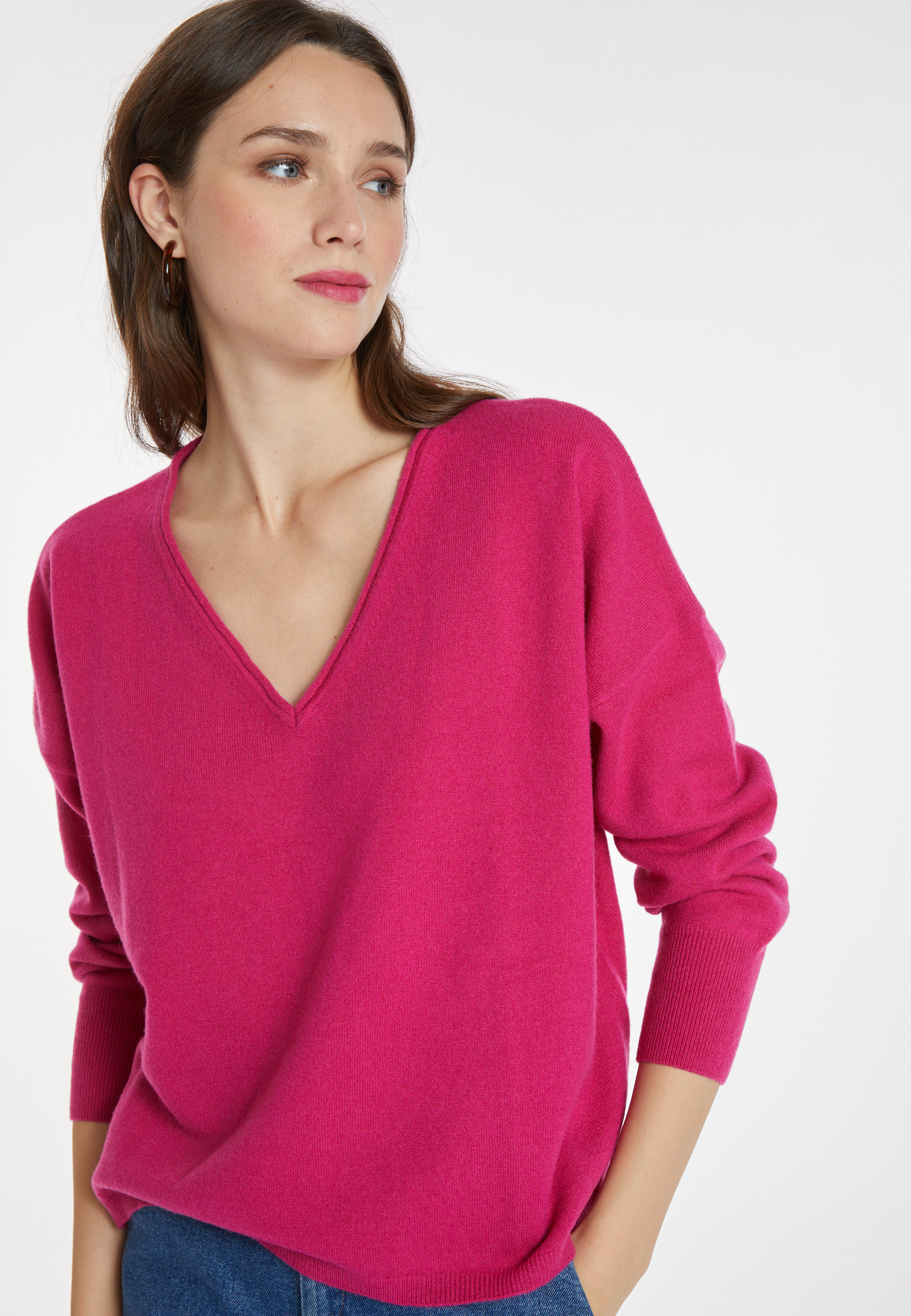 Short cashmere sweater - Alex