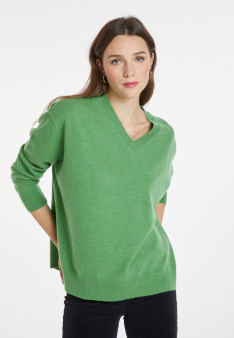 Pull ample à fentes en cachemire - Alienor 8251