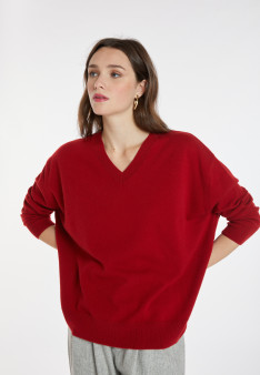 Pull ample à fentes en cachemire - Alienor 8281
