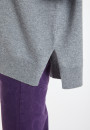Loose sweater with V-neck slits in cashmere - Alienor