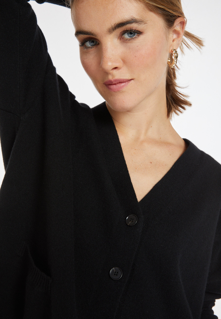 Cardigan de caxemira com botões - Ariel