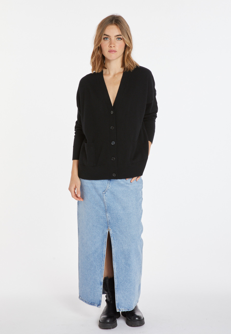 Cardigan de caxemira com botões - Ariel