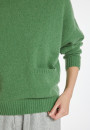 Loose-fitting cashmere and wool sweater with pockets - Davina