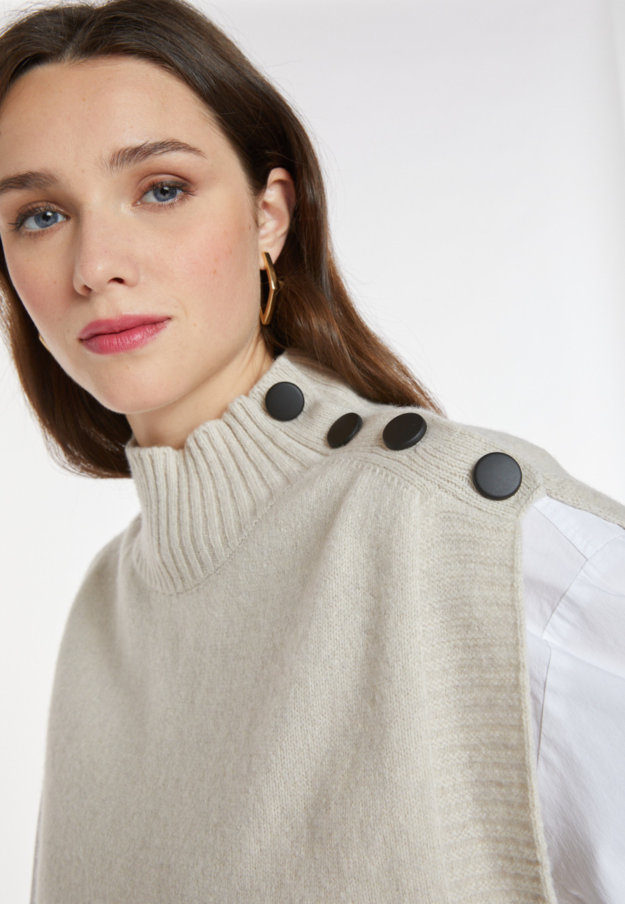 Suéter de cashmere e lã - Anika