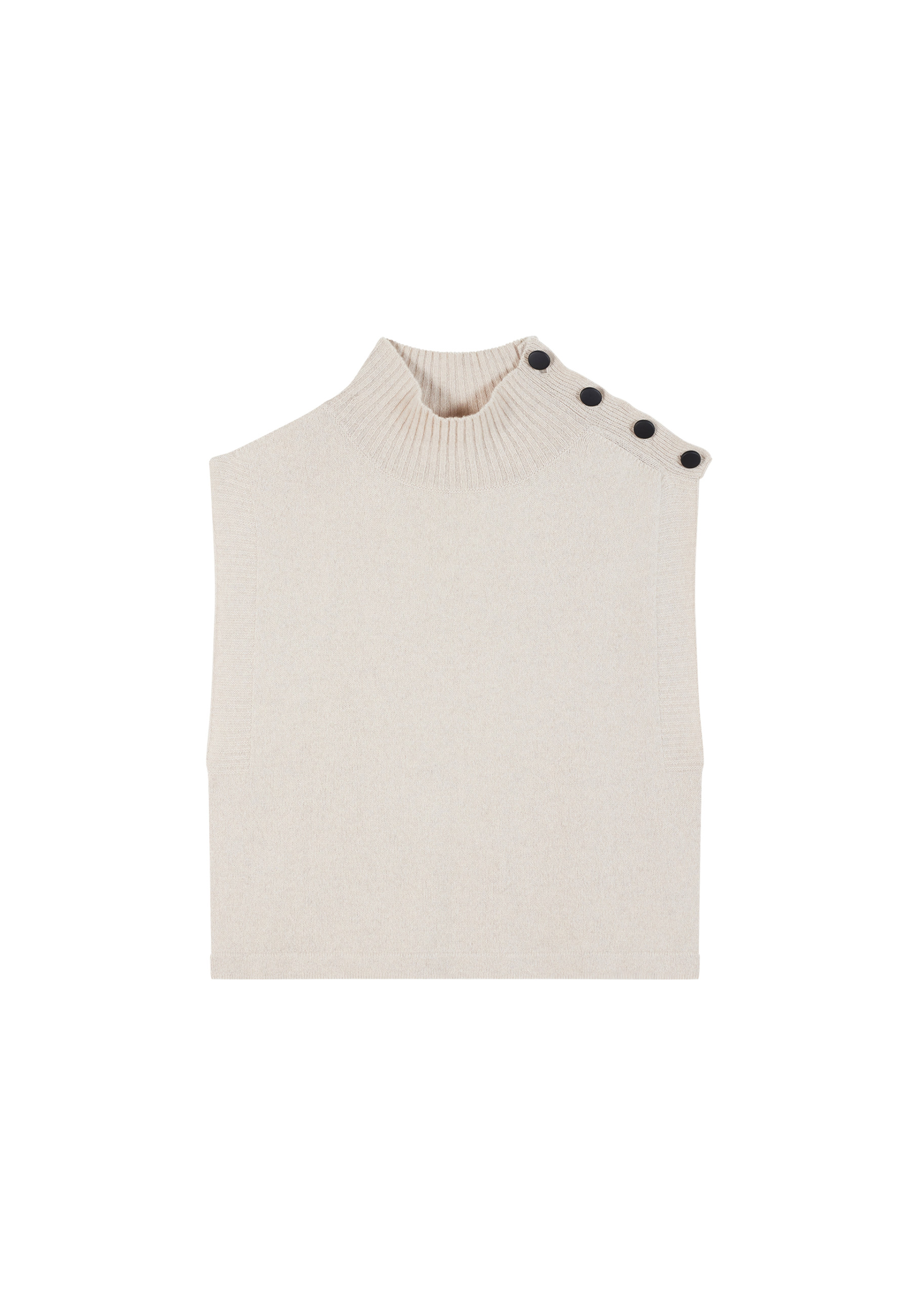 Pull sans manches en cachemire et laine - Anika 8201