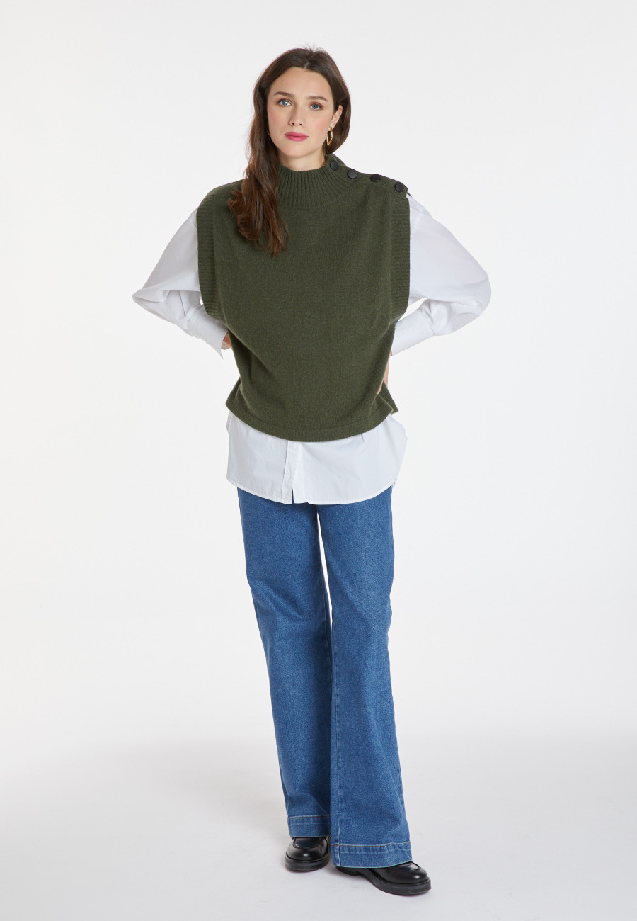 Suéter de cashmere e lã - Anika