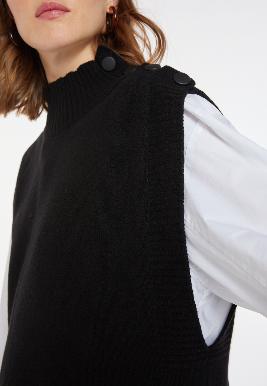 Suéter de cashmere e lã - Anika