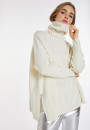 Loose-fitting turtleneck sweater in wool and cashmere - Clara