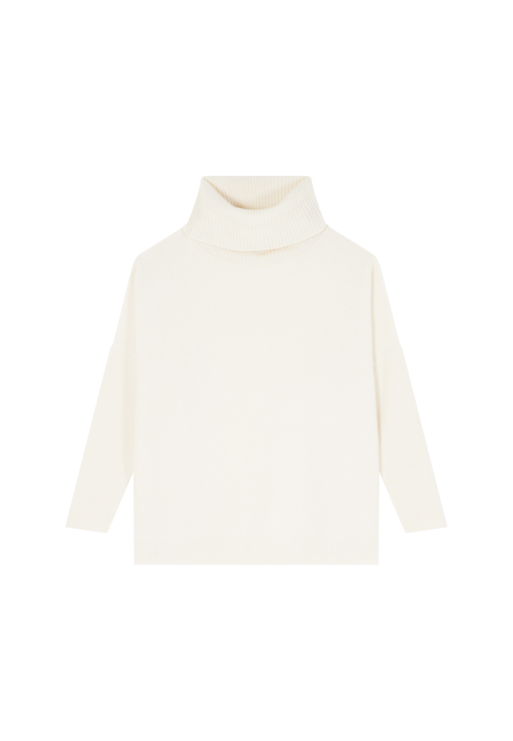 Loose-fitting turtleneck sweater in wool and cashmere - Clara