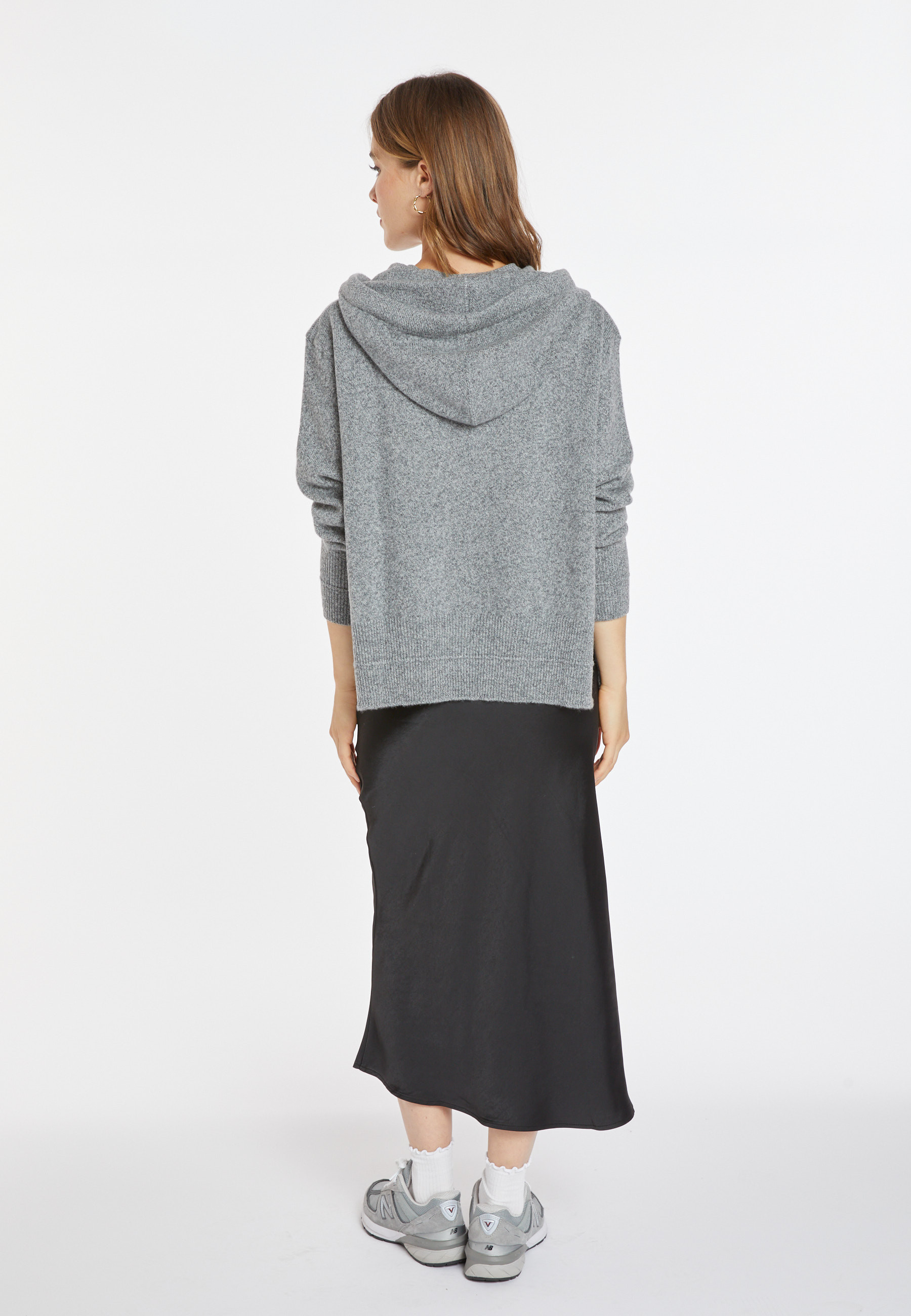 Pull à capuche en laine et cachemire - Cassia 8211