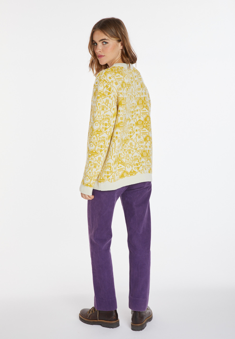 Wool and cashmere unisex sweater - Swann