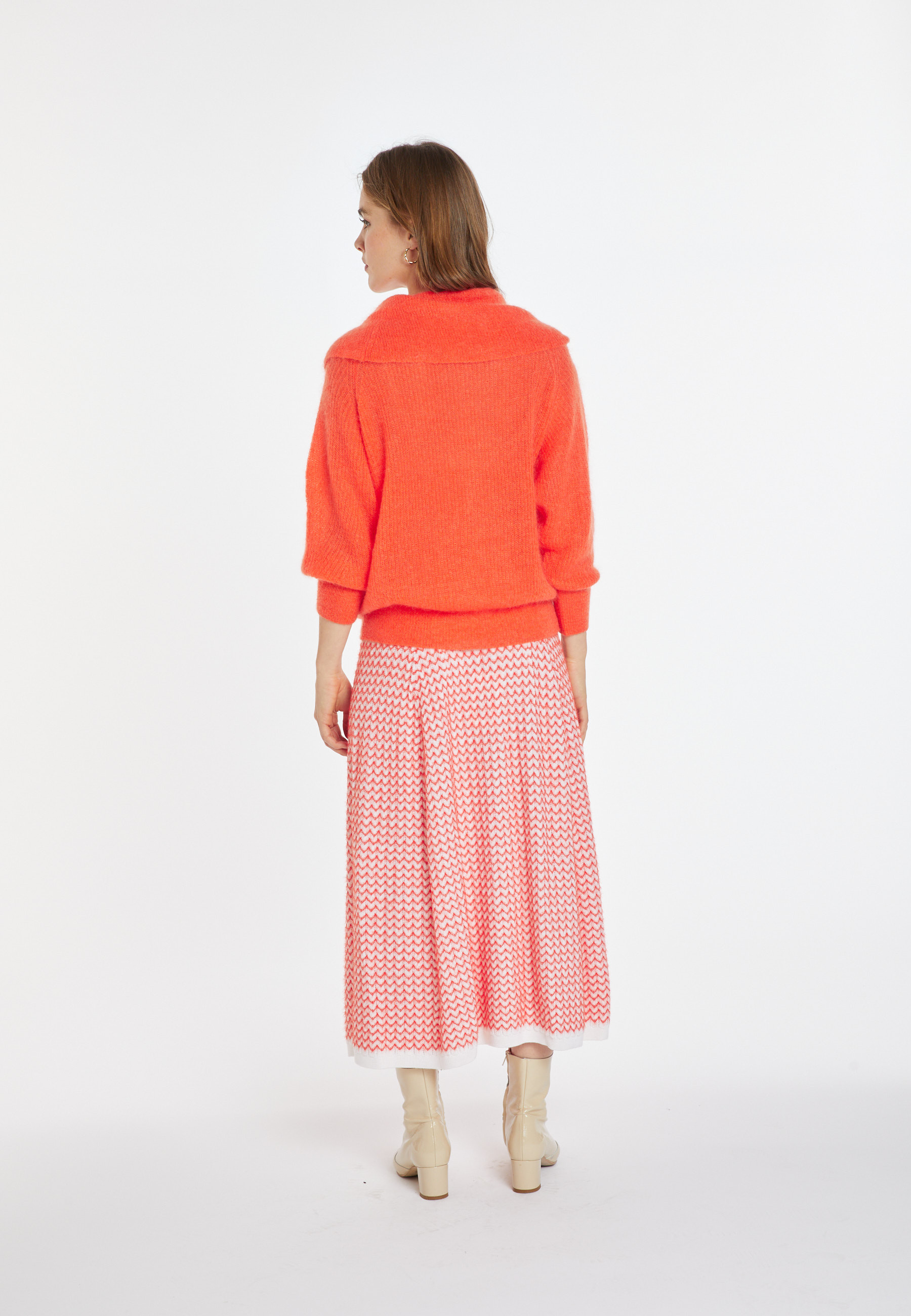 Mohair bardot sweater - Caelie