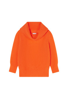 Mohair bardot sweater - Caelie