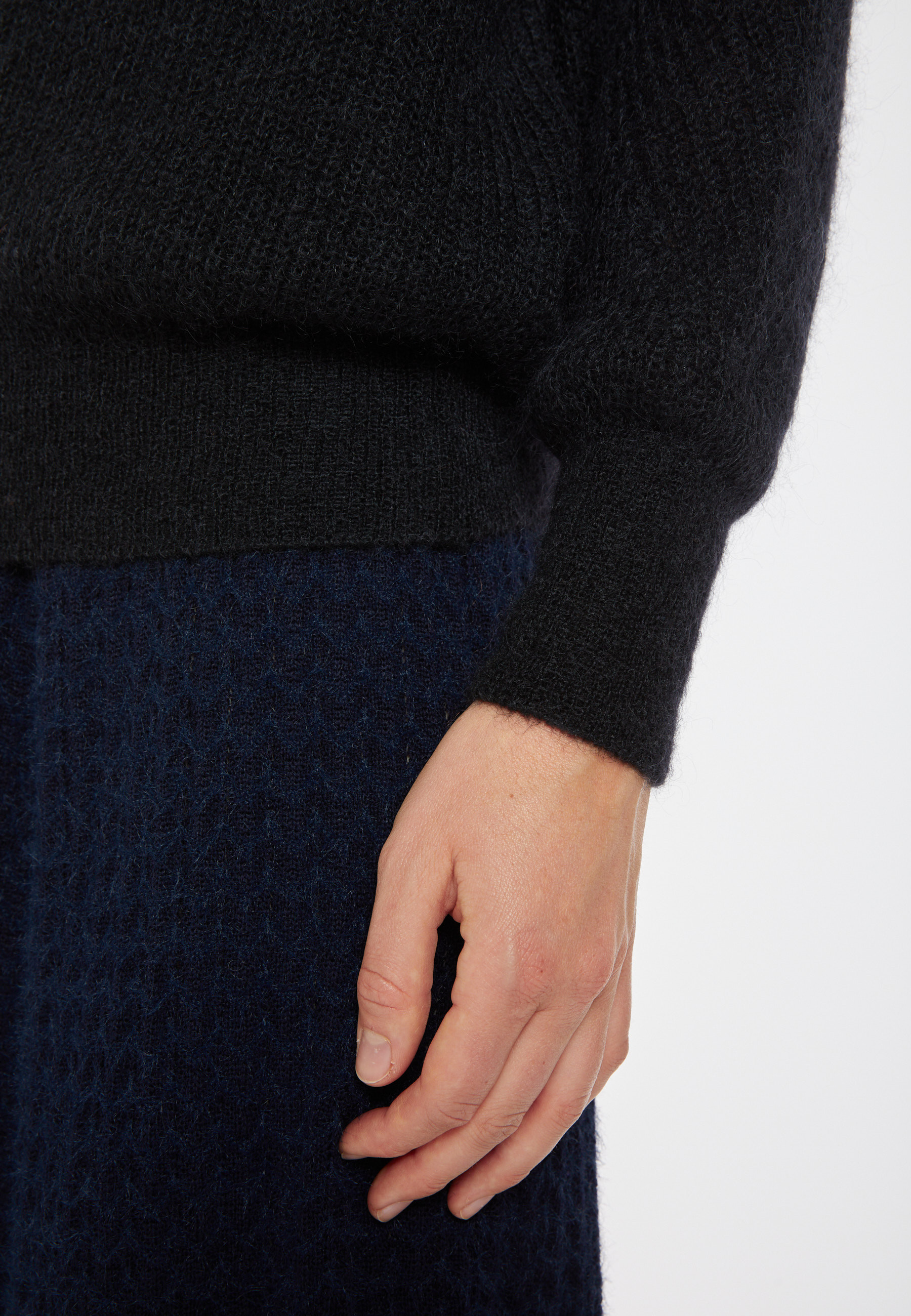 Mohair bardot sweater - Caelie