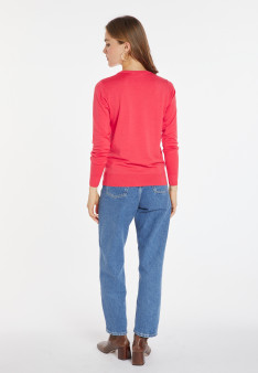 Pull col rond en laine mérinos - Asena 8280