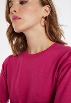 Pull col rond en laine mérinos - Asena 8292