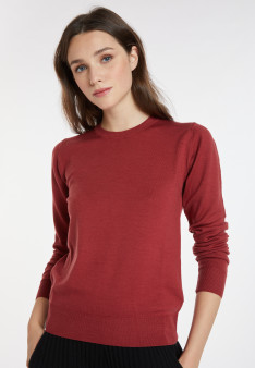 Pull col rond en laine mérinos - Asena 8231